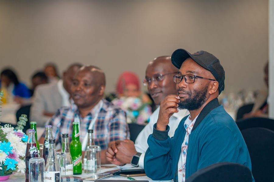 Guests following the session