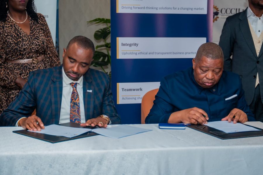 CCCII.DRC and KNCCI Nairobi Chapter signing a landmark MoU